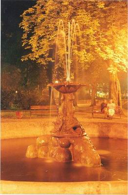 Elk - Fountain in city park