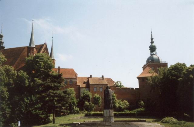 Frombork - View at the cathedral hill