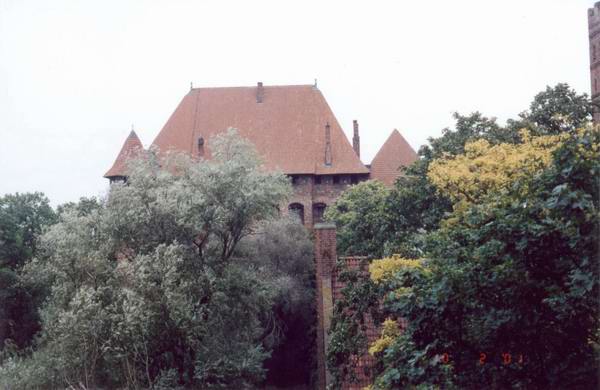 Malbork - Zamek zza Nogatu
