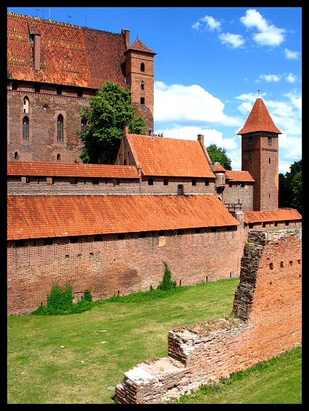 Malbork - Zamek wysoki i wiea