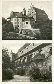 Allenstein - Schloss und Schloss-Burghof 1937