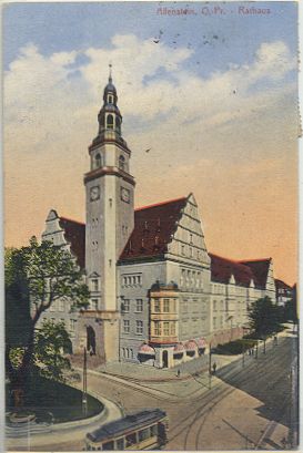 Olsztyn - Ratusz 1920