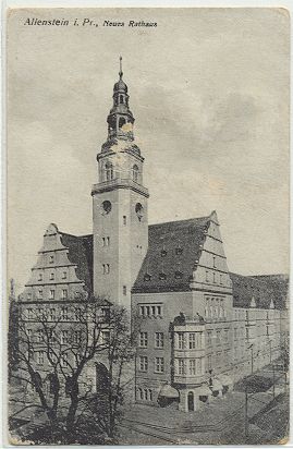 Allenstein - Neues Rathaus 