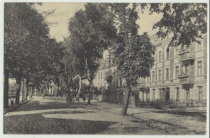 Olsztyn - Ulica krlewska 1916