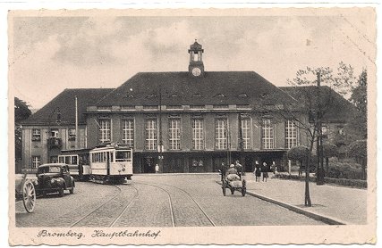 Bydgoszcz - Main rail road station 1941