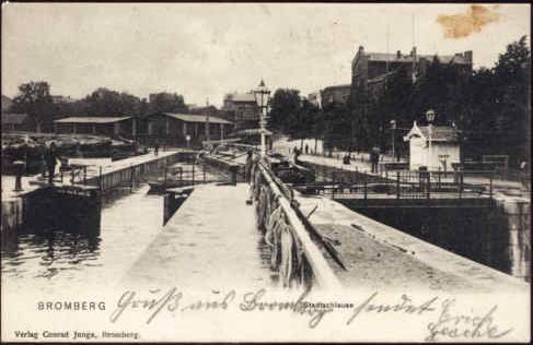 Bromberg - Stadtschleuse 1904