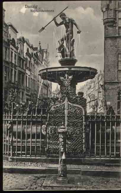 Danzig - Neptunsbrunnen 1910
