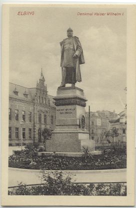 Elblag - Monument of Kaiser Wilhelm I