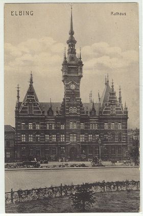 Elblg - Ratusz 1908