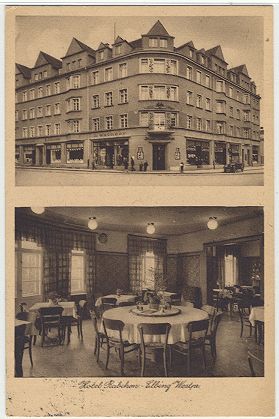 Elbing - Hotel Babchen 1933