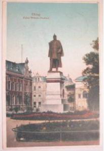 Elbing - Kaiser-Wilhelm-Denkmal 1917