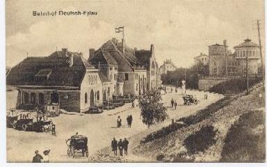Deutsch-Eylau - Bahnhof 1917