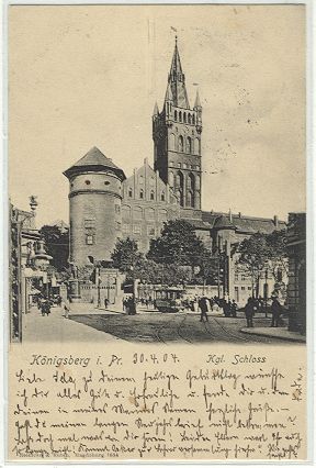 Krlewiec - Zamek krlewski 1904