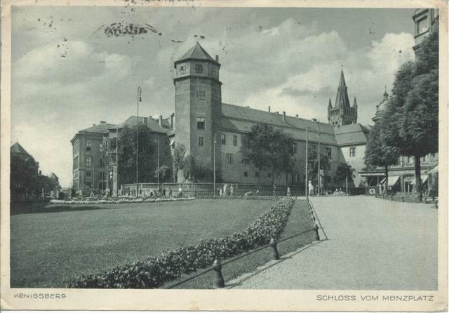 Knigsberg - Schlo vom Mnzplatz 1938