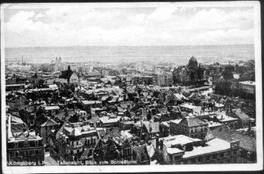 Knigsberg - Teilansicht Blick vom Schloturm 1932
