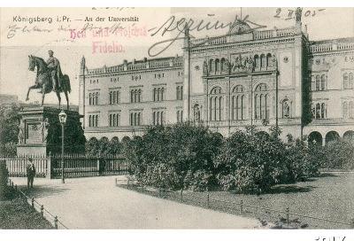 Konigsberg - At the university 1905