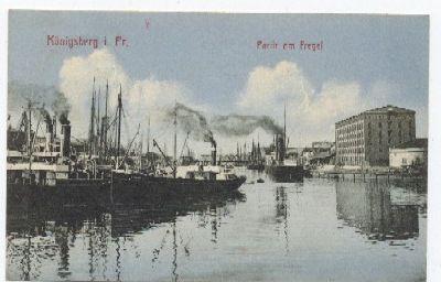 Konigsberg - View at Pregola River 1911