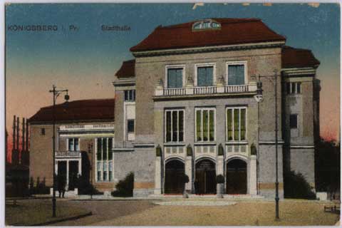 Knigsberg - Stadthalle 1917