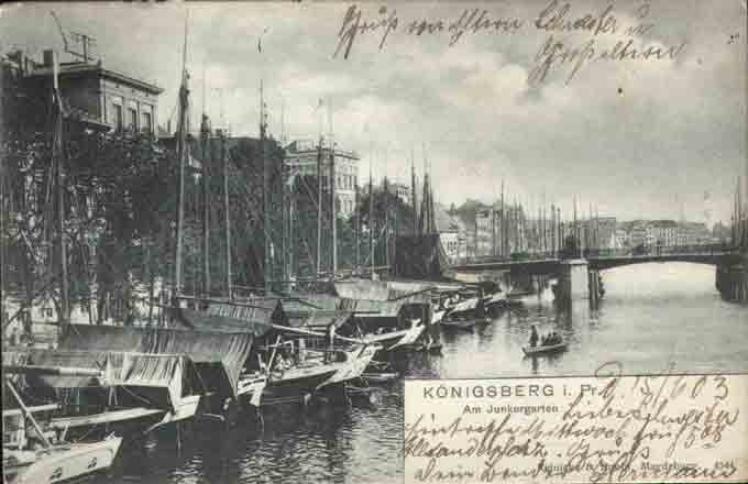 Knigsberg - Am Junkergarten 1916