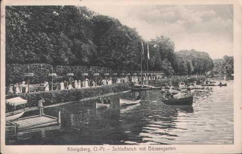 Knigsberg - Schloteich mit Brsengarten