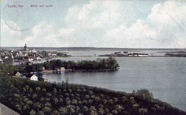Lyck - Blick auf Lyck, 1911.