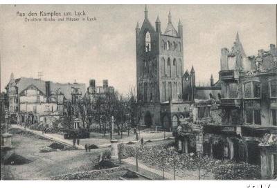 Lyck - Zerstrungen Jahr 1918