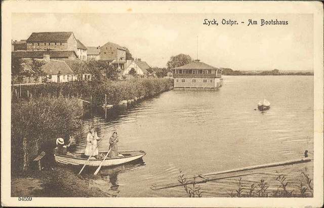 Lyck - Am Bootshaus 1917