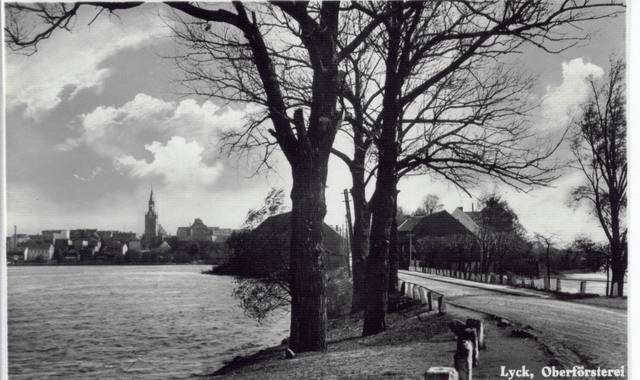 Elk - View from behind the castle, 1939.