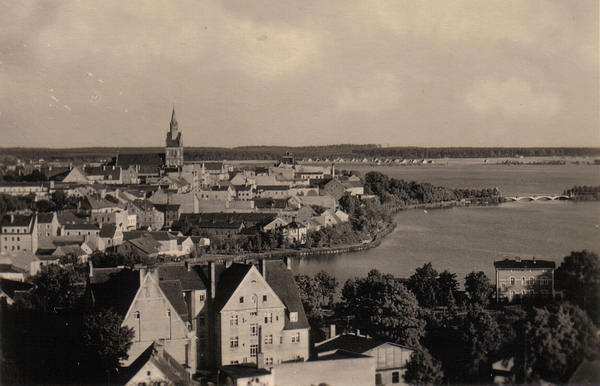 Ek - Widok na miasto z samolotu 1939