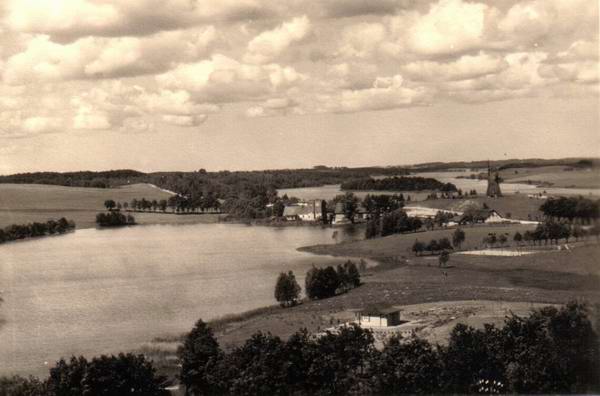 Ek - Widok na may myn i jezioro Sunowo 1939