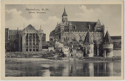 Malbork - Castle, west side