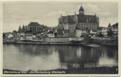 Marienburg - Die Marienburg - Westseite