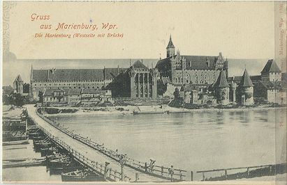 Marienburg - Die Marienburg (Westseite mit Brcke)