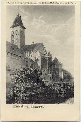 Marienburg - Schlosskirche 1907