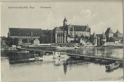 Marienburg - Die Marienburg Westseite