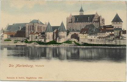 Marienburg - Die Marienburg, Westseite