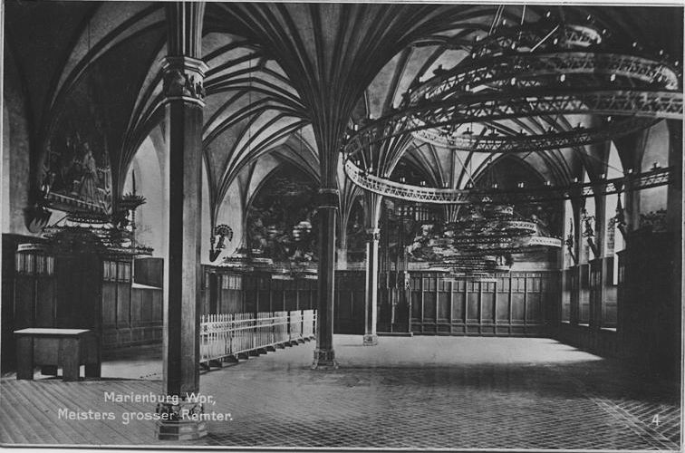 Marienburg - Meisters grosser Remter ca. 1920