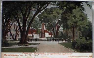 Kwidzyn - Pomnik wojny 1910
