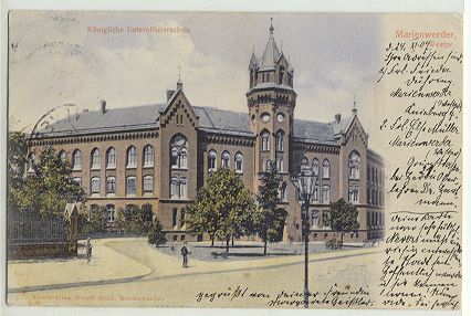 Kwidzyn - Royal underofficer school 1907