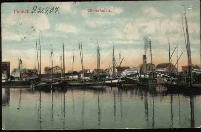 Memel - Winterhafen 1907