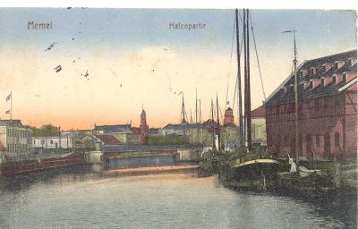 Memel - Hafenpartie 1916