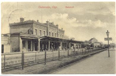 Osterode - Bahnhof 1909