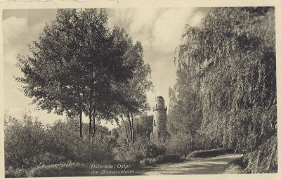 Ostroda - Bismarck Tower 1939