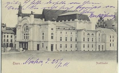Thorn - Stadttheater 1911