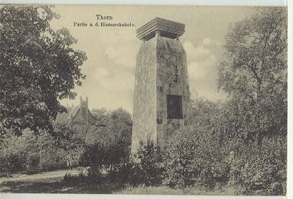 Torun - Bismarck's column 1913