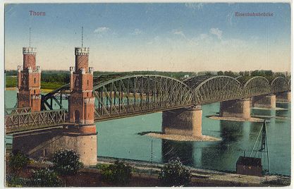 Torun - Railroad bridge 1917