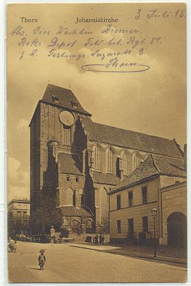Thorn - Johanniskirche 1915