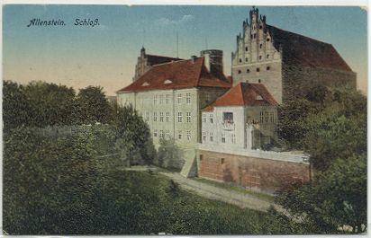 Allenstein - Blick zum Schlo